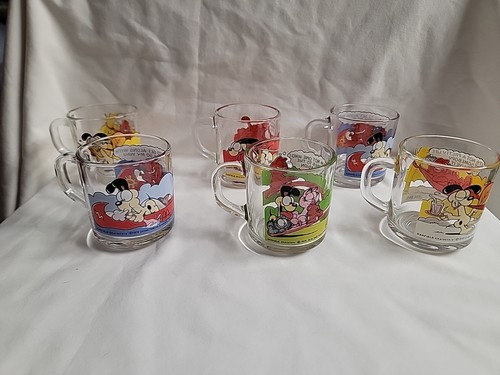 Garfield glass cups vintage - glass,