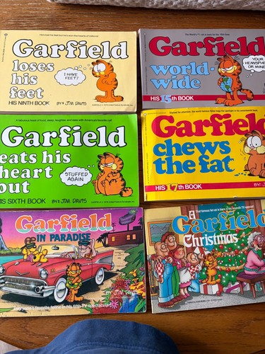 Vintage garfield books - vintage,