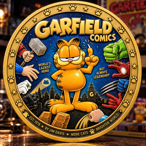 Garfield comics laziest hero - comics,